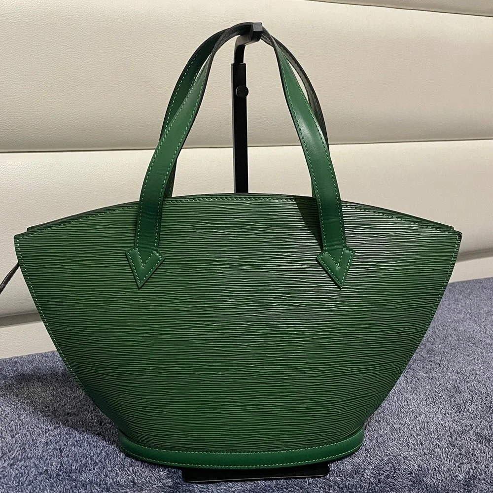 Louis Vuitton Epi Green St Jacques Handbag